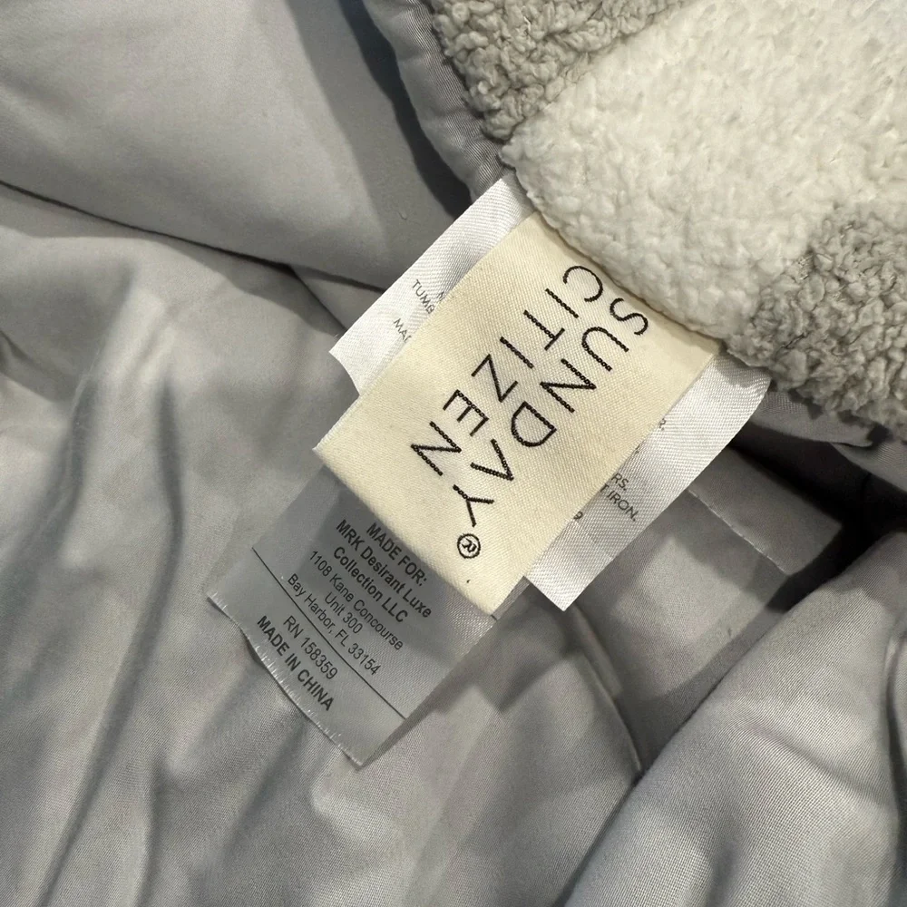 Sunday Citizen NEW King Snug Comforter Cloud Grey🔥NO OFFER ITEM🔥